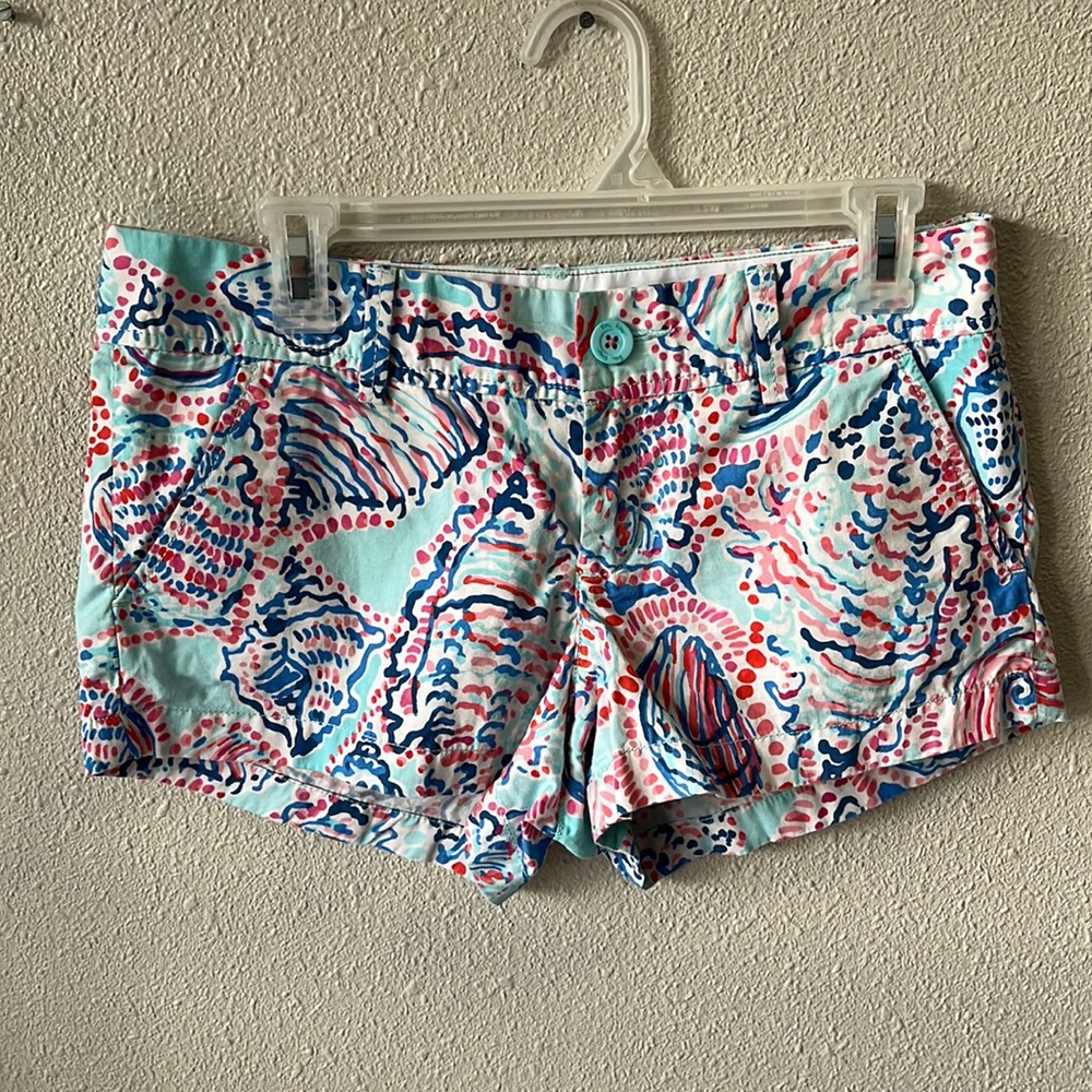Lilly Pulitzer The Walsh Short Sea Shell Me About It Size 4